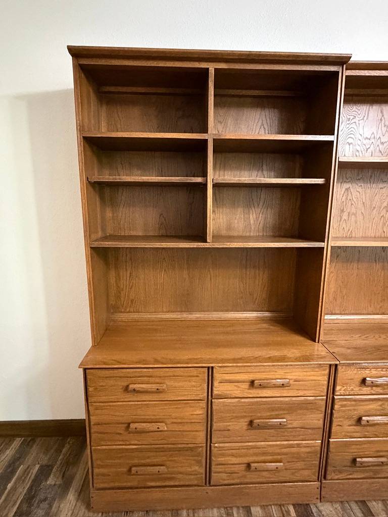 A. Brandt Ranch Oak Modular Wall Unit