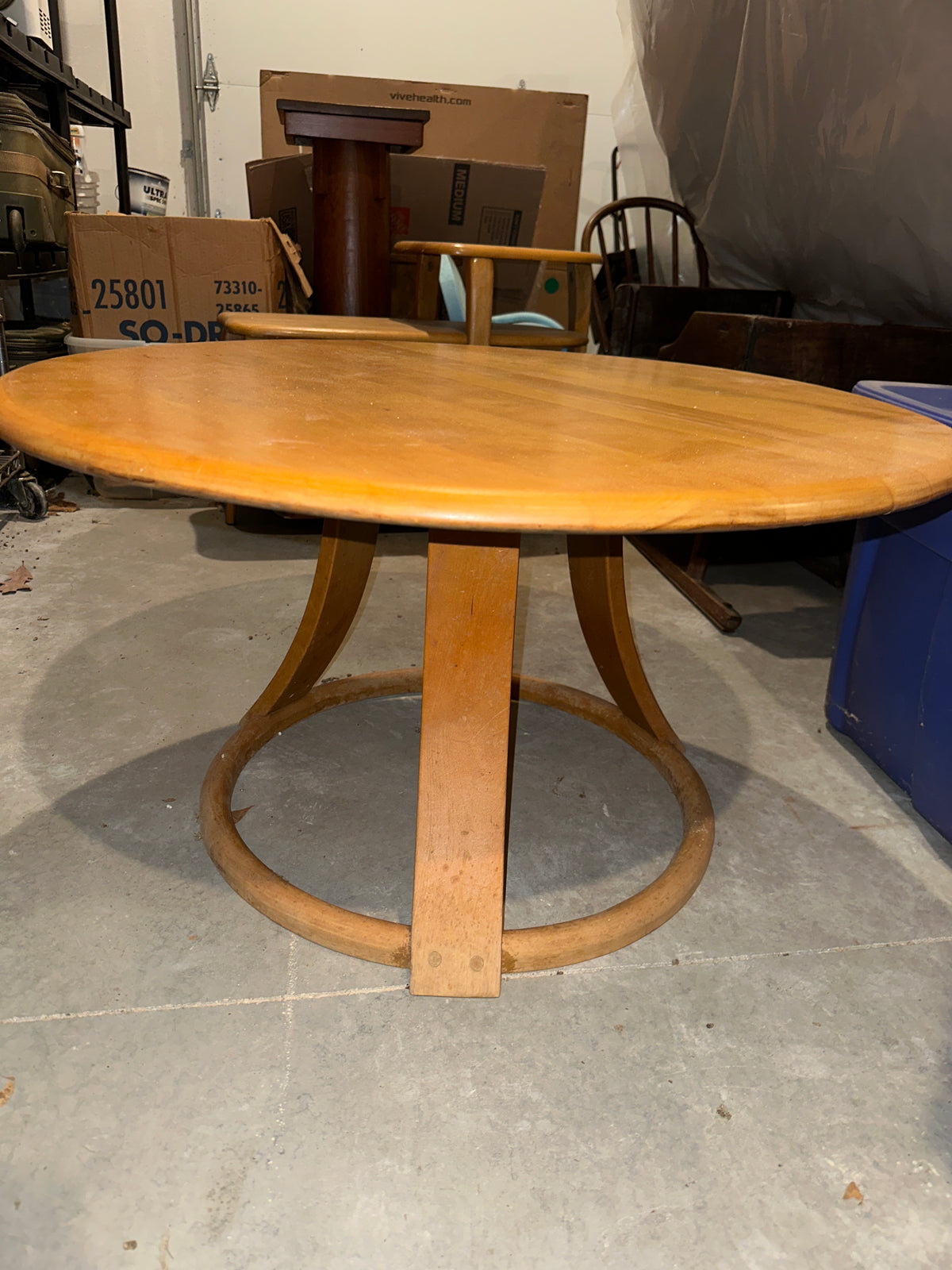 Heywood Wakefield Lazy Susan Cocktail Table