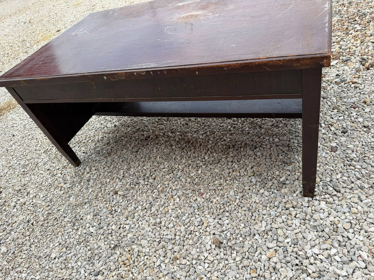 PROJECT DESK: Lammerts Wood Desk With Drawers