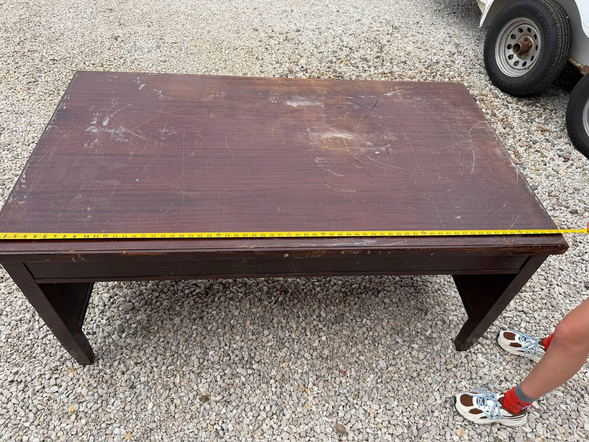 PROJECT DESK: Lammerts Wood Desk With Drawers