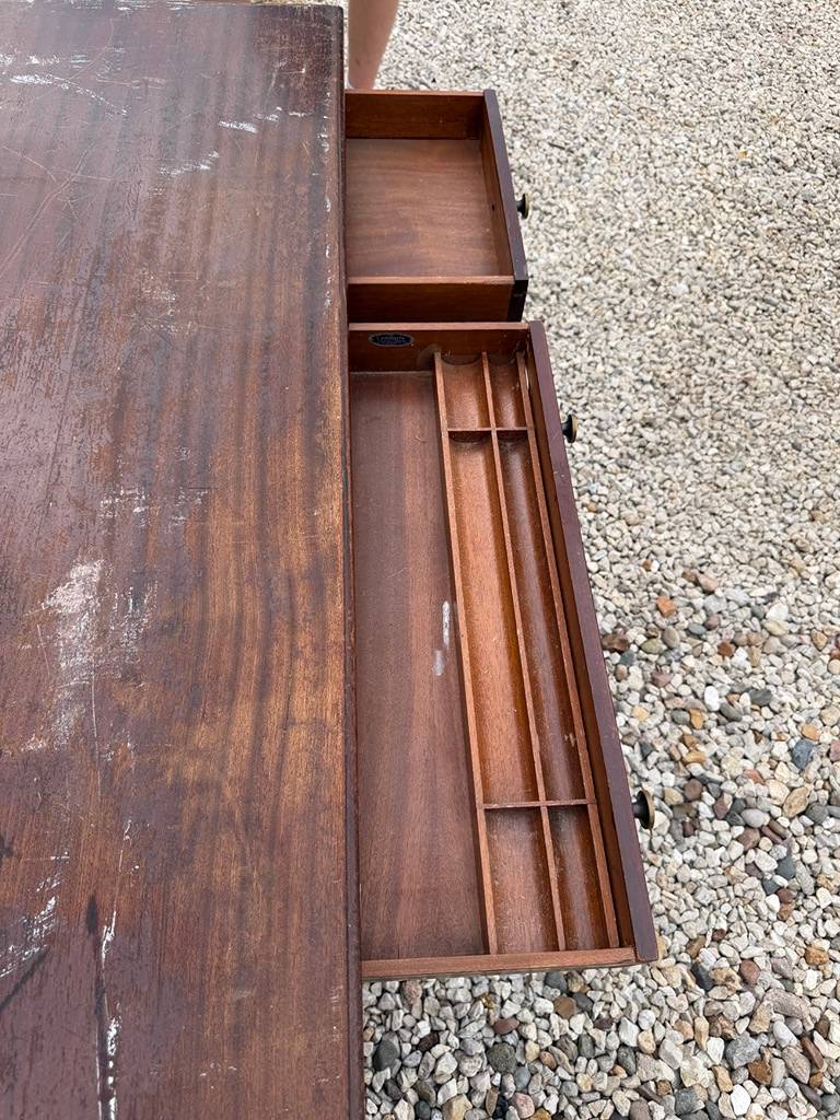 PROJECT DESK: Lammerts Wood Desk With Drawers