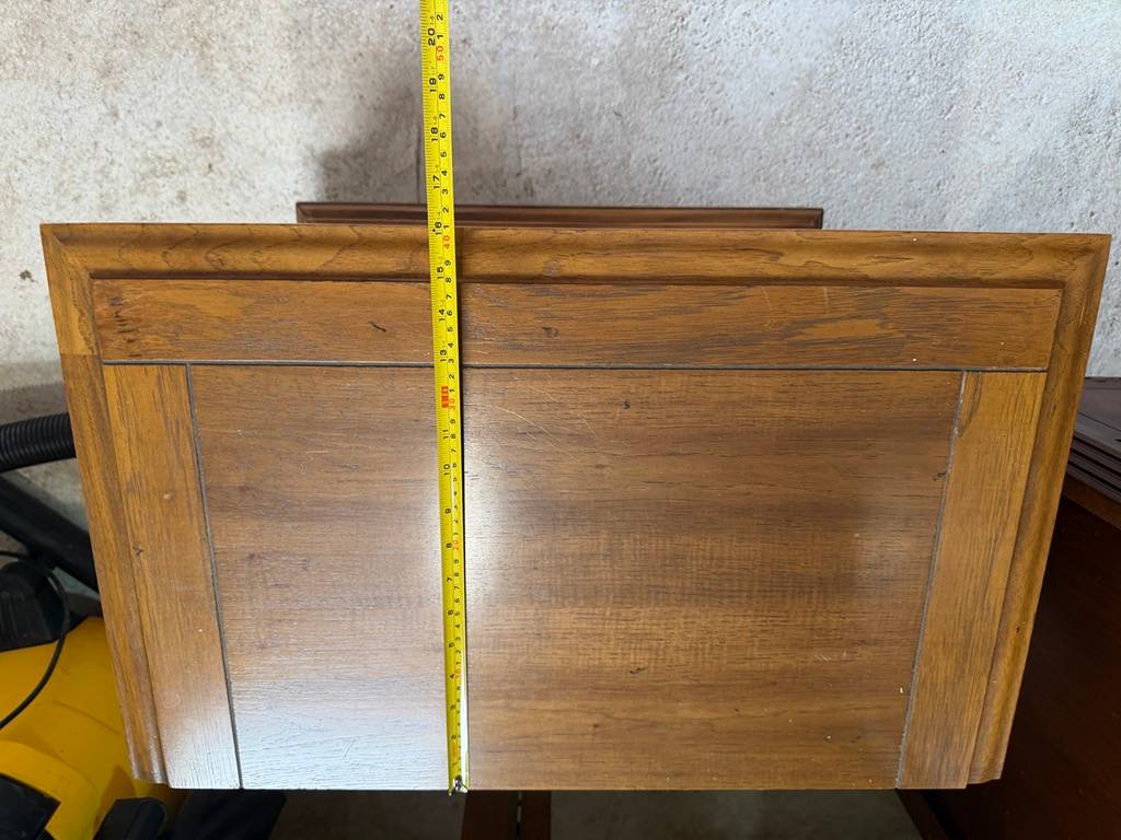 Vintage Spanish Revival / Mediterranean Carved Wood Nightstand Bedside Table