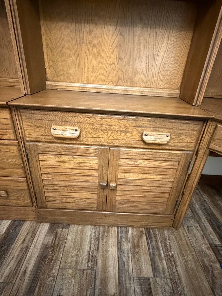 A. Brandt Ranch Oak Modular Wall Unit
