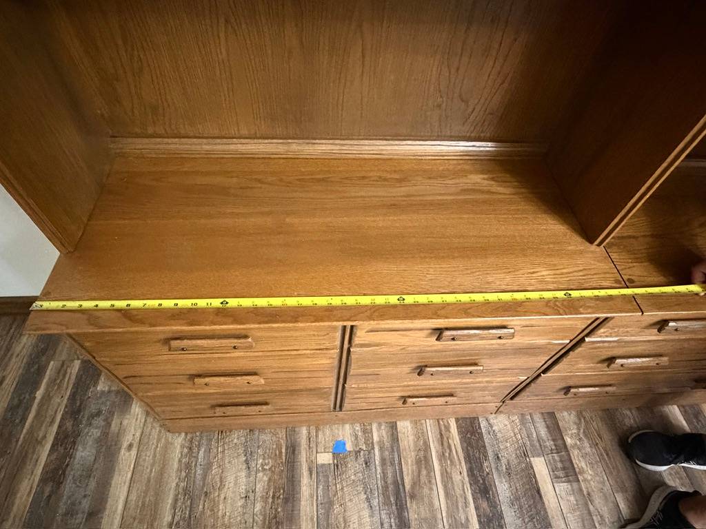 A. Brandt Ranch Oak Modular Wall Unit
