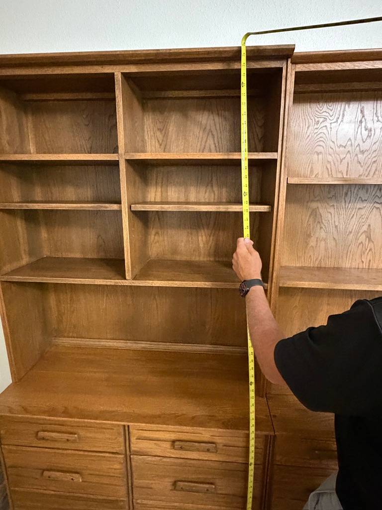 A. Brandt Ranch Oak Modular Wall Unit