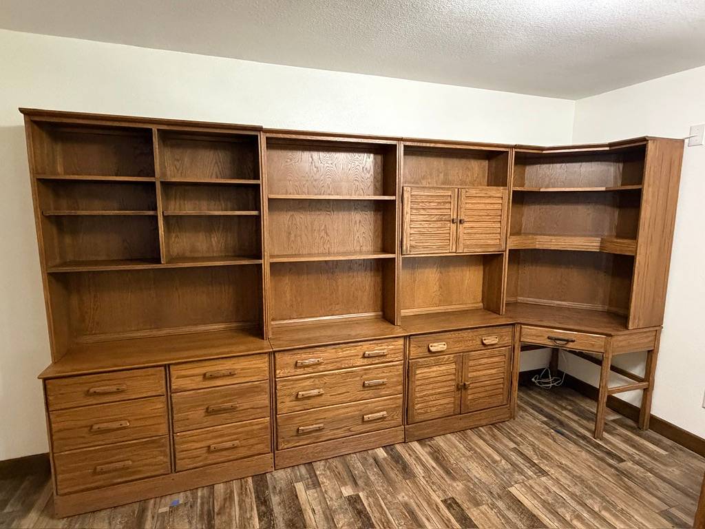 A. Brandt Ranch Oak Modular Wall Unit