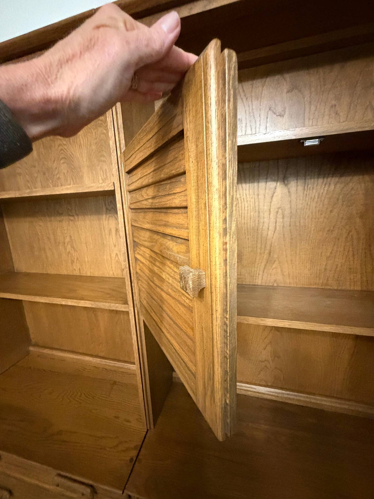 A. Brandt Ranch Oak Modular Wall Unit