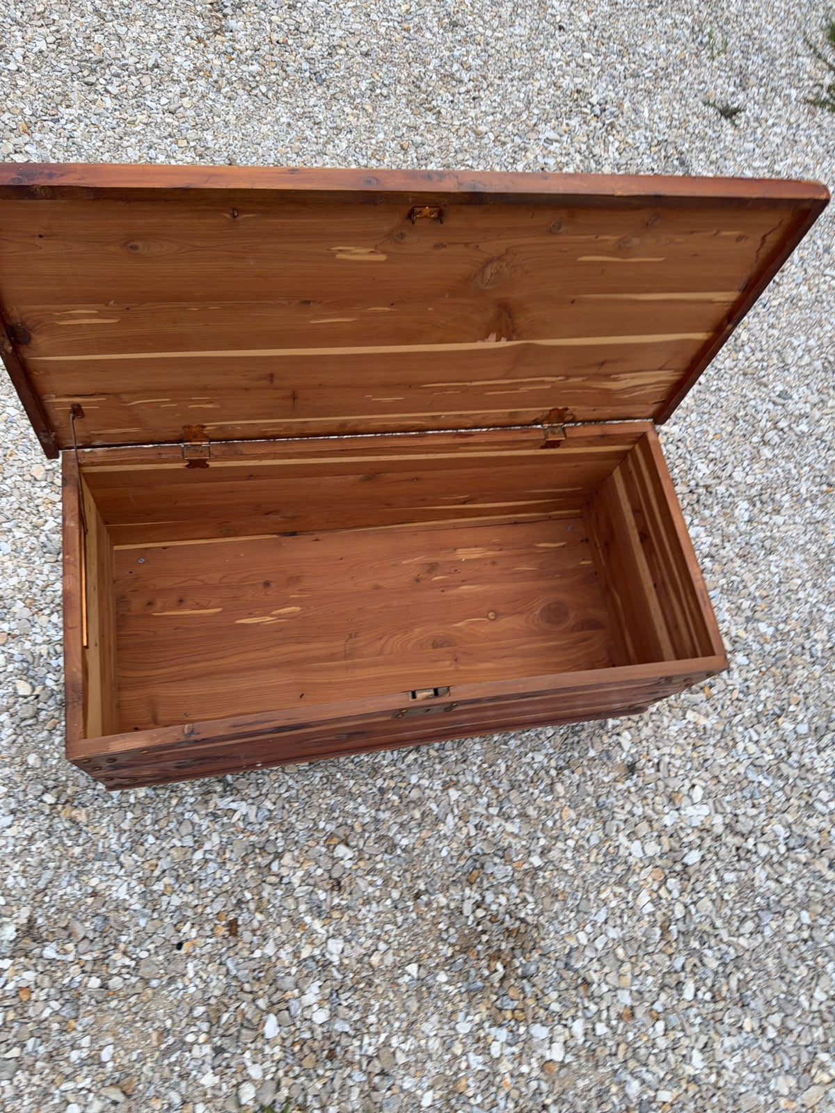 Cedar Chest With Brass Accents and Casters
