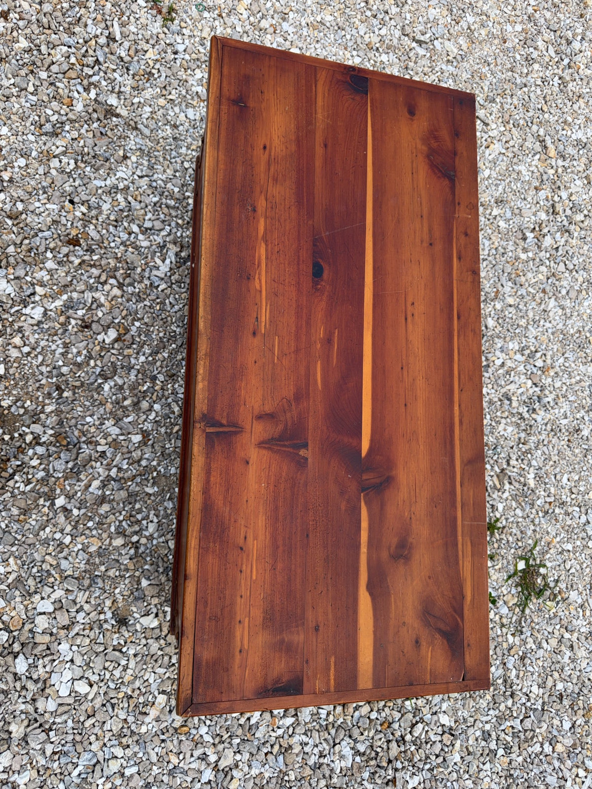 Cedar Chest With Brass Accents and Casters