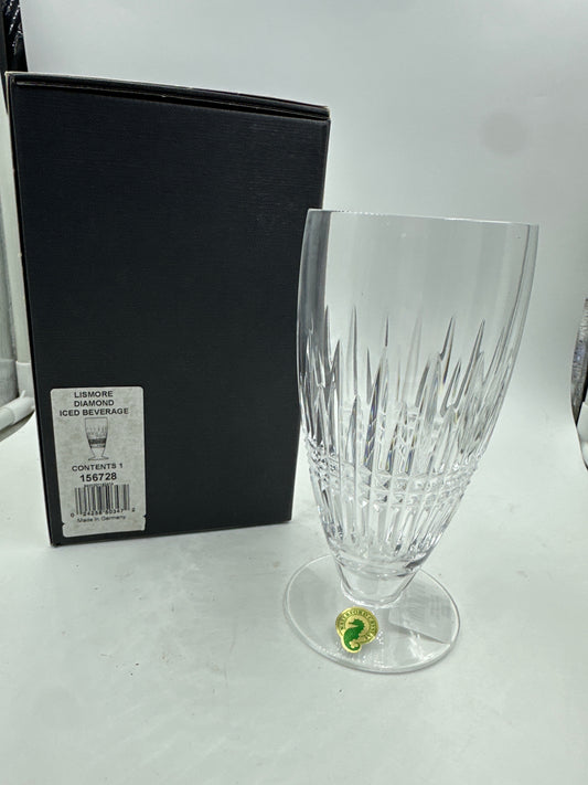 Waterford Lismore diamond iced beverage glass *new in box*